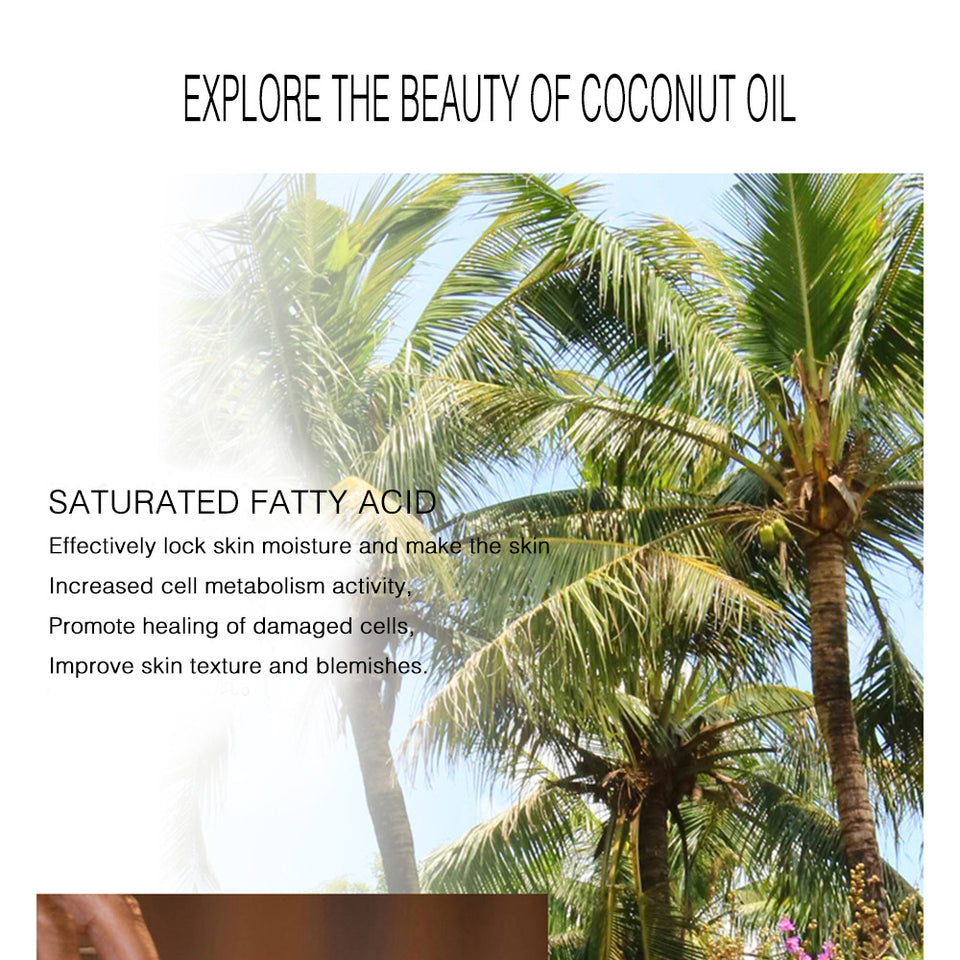 Coconut Skin Care Massage Essential Oil – Moisturizing Body Care