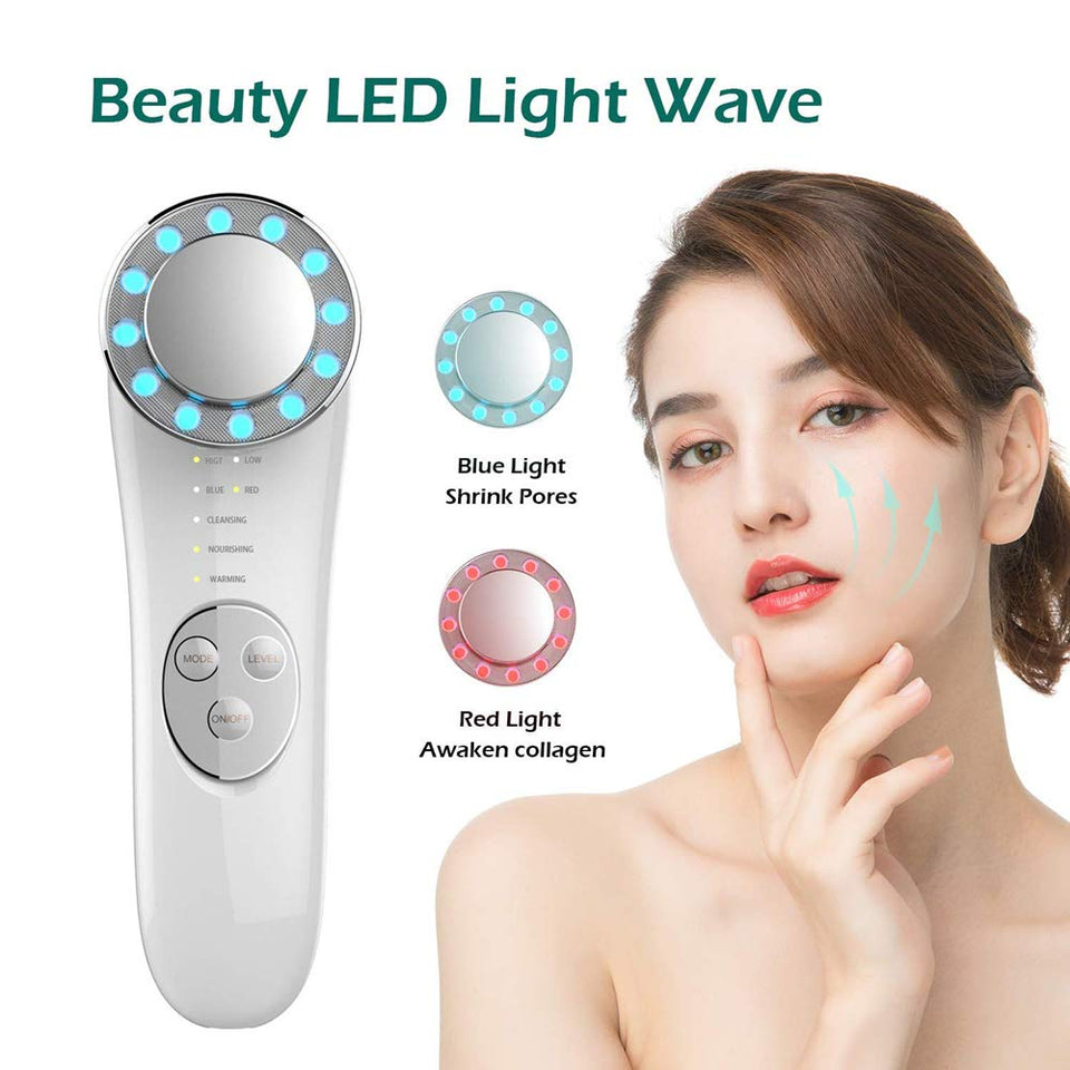 7-in-1 Facial Massager – Advanced Skin Tightening & Lifting Beauty Device