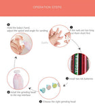 مجموعة تقليم أظافر الأطفال الكهربائية - عناية آمنة ولطيفة بأظافر الأطفال