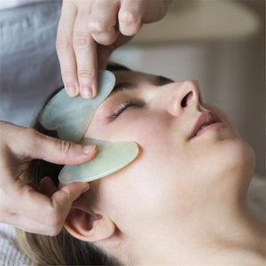 Beauty Jade Scraping Tool – Natural Jade Gua Sha Facial Massager
