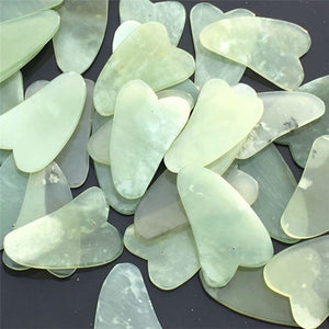 Beauty Jade Scraping Tool – Natural Jade Gua Sha Facial Massager