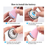 جهاز تجميل الوجه الصغير العلوي - مدلك الوجه الجيروسكوبي الصغير للعناية اليومية بالبشرة