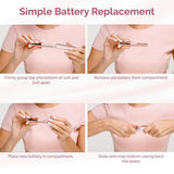 Flawless Brows Hair Remover – Painless Electric Eyebrow Trimmer for Women