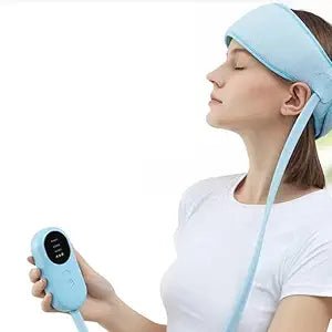 Heated Airbag Head Massage Cap – 6-Zone Compression Therapy
