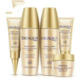 Snail Makeup Skincare Set – Travel Size Moisturizing & Brightening Kit